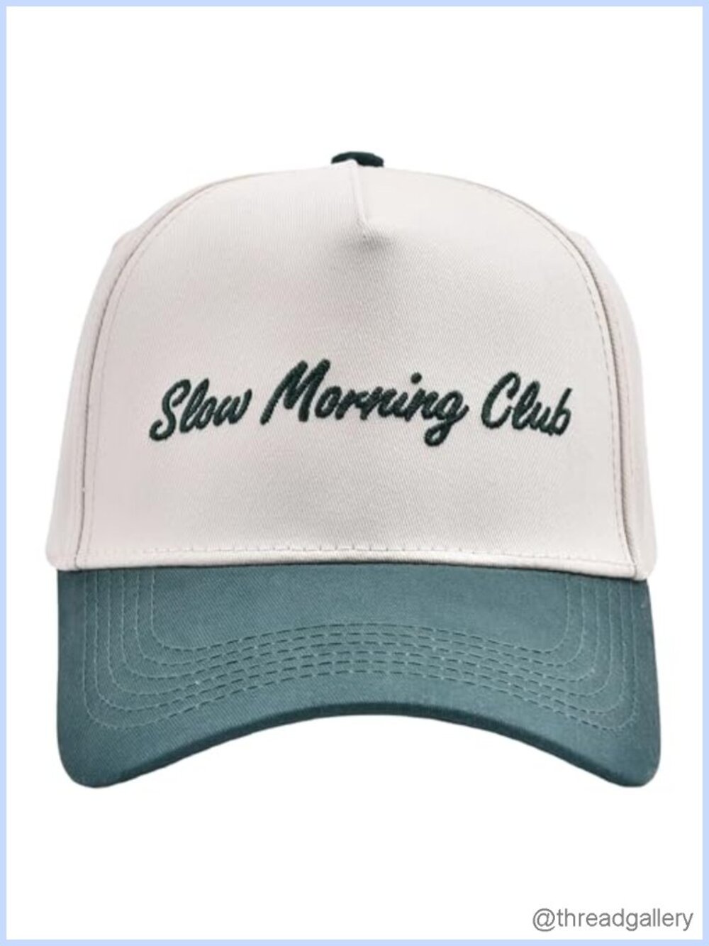 Two Tone Trucker Hat Embroidered Baseball Cap Adjustable Snapback
